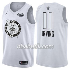 NBA Mænd Trøje Boston Celtics Kyrie Irving 11 2018 All Star Jordan Brand Hvid Swingman